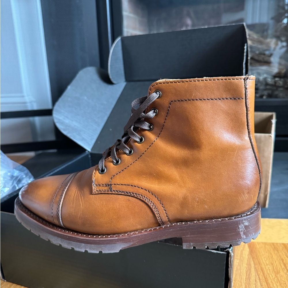 Brown Leather Men's Boots